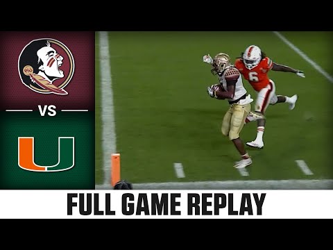 Florida State vs. Miami Full Game Replay | ACC Football Classic (2016)