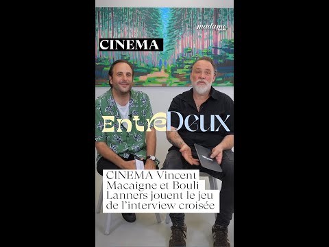🎬 Vincent Macaigne et Bouli Lanners jouent le jeu de l’interview croisée #cinéma