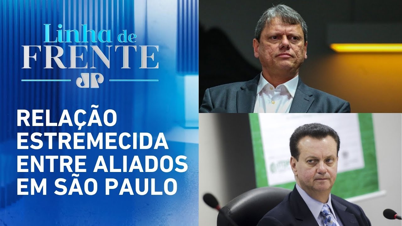 Foco nas eleições de 2026 desgasta relação de Tarcísio e Kassab | LINHA DE FRENTE
