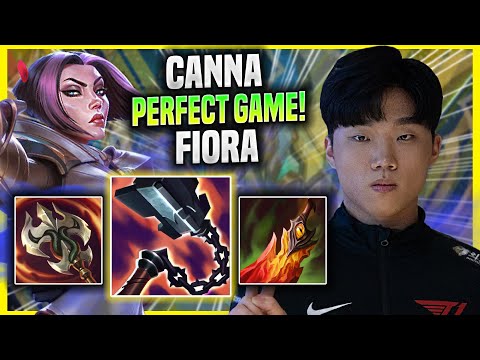 CANNA PERFECT GAME WITH FIORA IN EUW SOLOQ! - T1 Canna Plays Fiora TOP vs Aatrox!