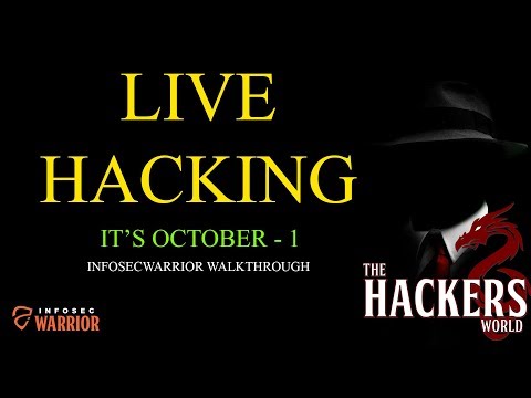 LIVE Hacking | It’s October - 1 | Infosecwarrior Walkthrough | Vulnhub Walkthrough | PART 1