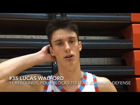 Post-Game Interviews w/SJU's Hentges, Walford, Goetz & O'Brien - 2018 Gustavus