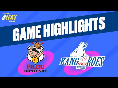 Filou Oostende vs. Kangoeroes Basket Mechelen - Game Highlights