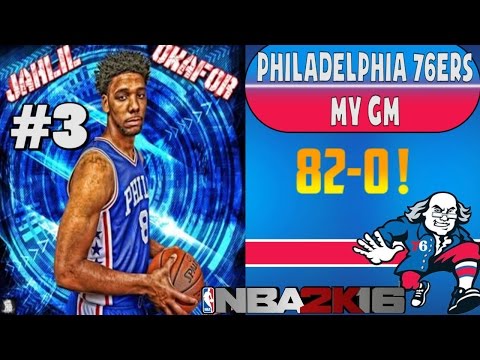 NBA 2K16 Philadelphia 76ers MY GM Ep. #3 -  Lets Go UNDEFEATED!