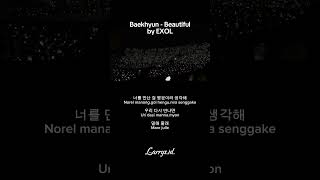 Download lagu Baekhyun ft EXO-L Beautiful Lyrics #baekhyun #lonsdaleite ##exo #kpop #kpoplyrics #easylyrics mp3