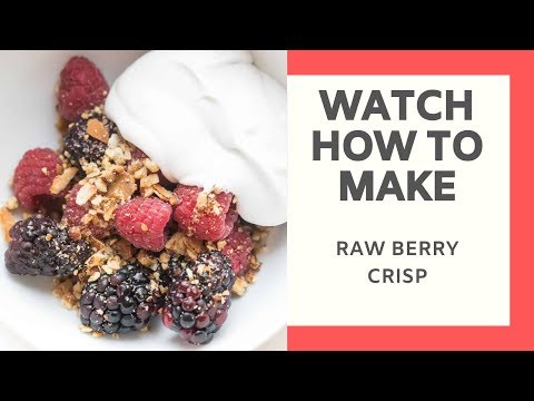 Whole30 + Keto Raw Berry Crisp