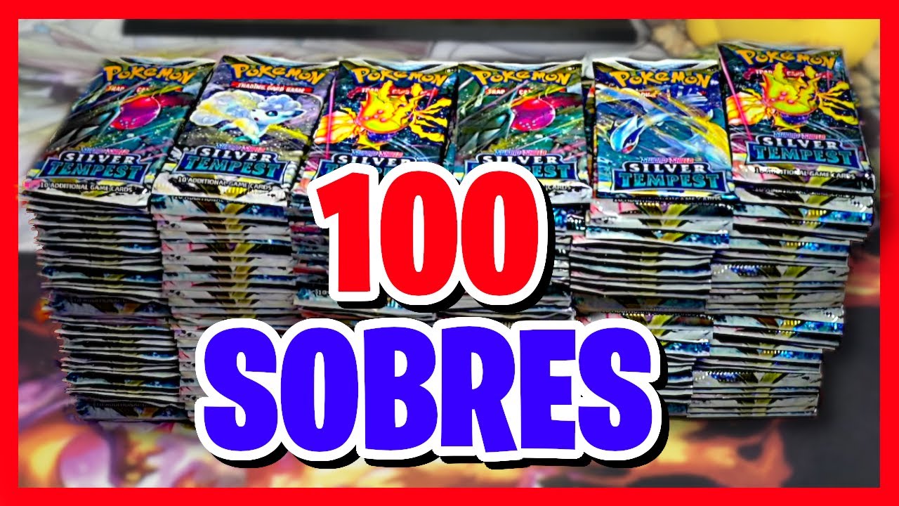 ABRIENDO 100 SOBRES TEMPESTAD PLATEADA! MEGA APERTURA DE CARTAS POKÉMON 2022