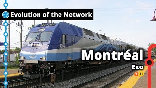 Montreal&#39;s Commuter Rail Network Evolution
