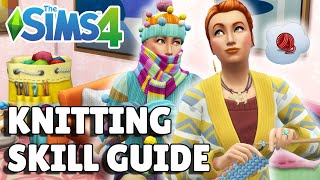 Complete Knitting Skill Guide | The Sims 4 Nifty Knitting
