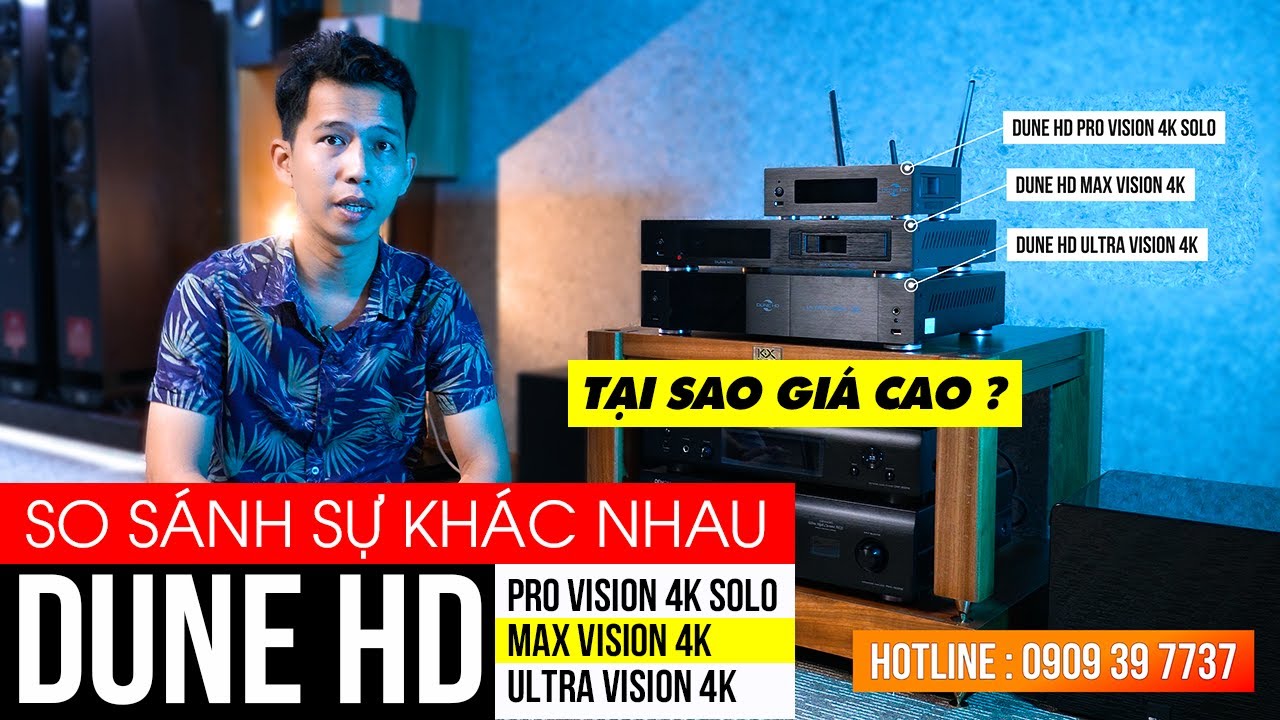 video Đầu karaoke xem phim Dune HD Pro Vision 4K Solo chính hãng 0