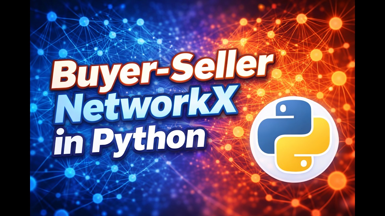 NetworkX Centrality Tutorial: Buyer-Seller Networks to Interactive PyVis HTML | Python