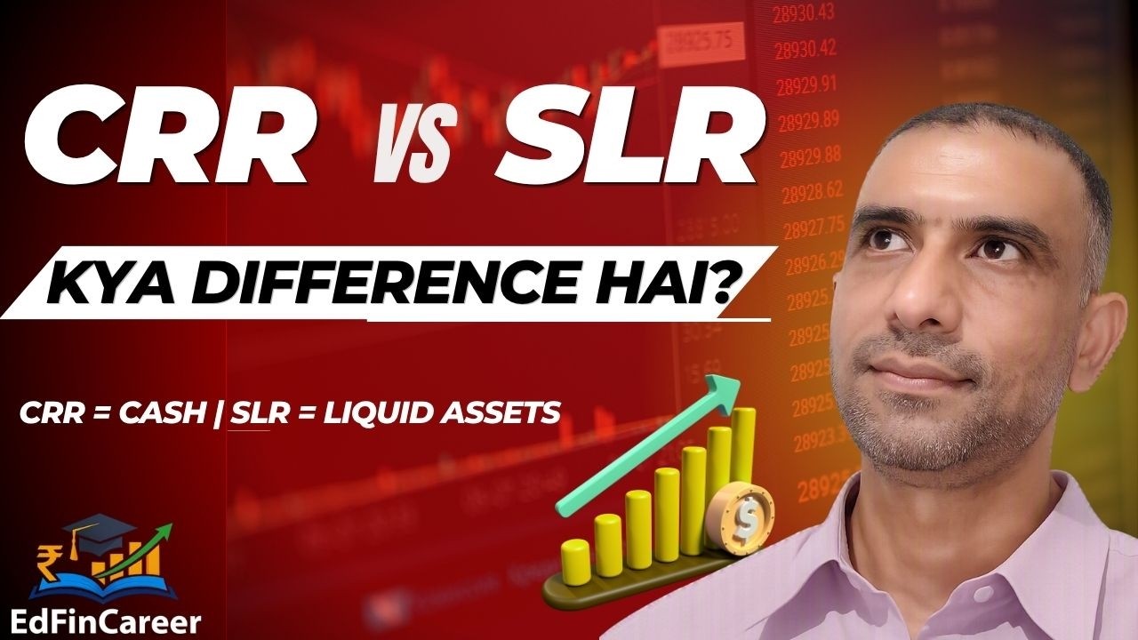 CRR, SLR, OMO & SDF Explained | RBI's Monetary Policy Tools | Simple Hinglish