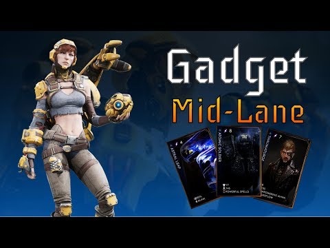 Paragon Gadget Gameplay | PUSH THOSE LANES!!! | Mid Lane | v42