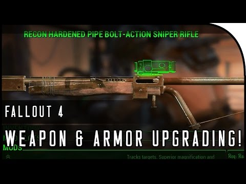 Fallout 4 Gameplay Walkthrough Part 7 – “POWER ARMOR / WEAPON MODS CUSTOMIZATION / CRAFTING!”