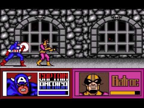 The Amazing Spider-Man and Captain America in Dr. Doom's Revenge! Amiga