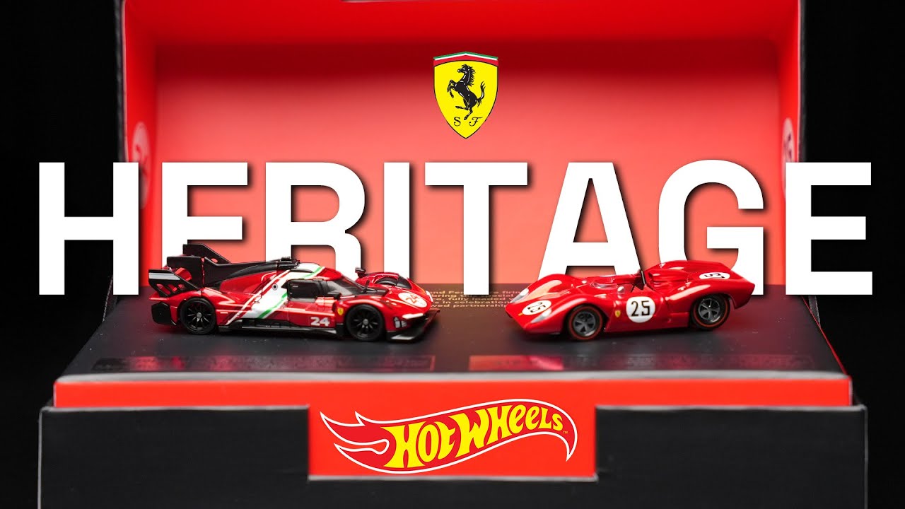 ミニカー Hot Wheels x Ferrari Heritage Set Amazon.com: Hot Wheels x Ferrari Heritage Set : Toys & Games