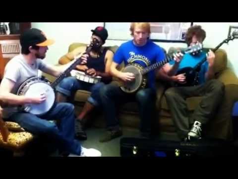 Thumbnail for Goodnight, Texas covers Old Man Luedecke at the Deering Factory! On 4 banjos no less. by Old Man Luedecke