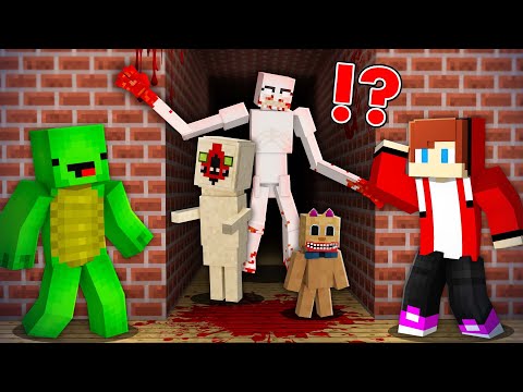 Escape SCP Monsters in Minecraft with Super Mikey & JJ