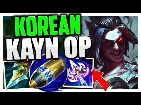 NEW KOREAN KAYN BUILD TURNS BLUE KAYN S+ TIER! | Kayn Jungle Guide Season 12 League of Legends