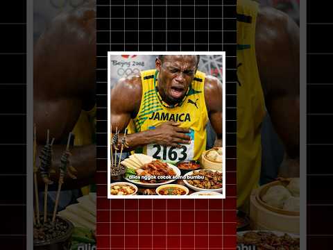 Bukan Sayur! Ini Rahasia Rekor Dunia Usain Bolt di Olimpiade ⚡🍔