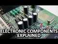 Capacitors Resistors And Electronic Components