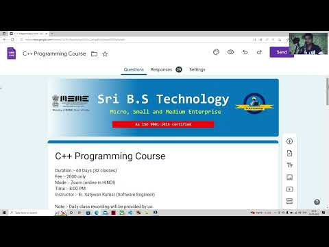 New Batch of C++ Programming for Beginner || SBS Online Slasses