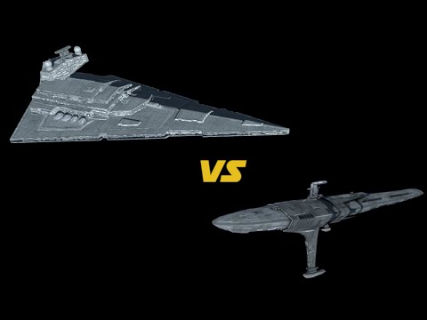Imperial-I Star Destroyer VS MC-75 Star Cruiser (Star Wars Empire at War: Thrawn's Revenge)