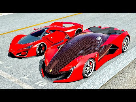 Ferrari Impronta vs Ferrari F80 Concept at Monza GP