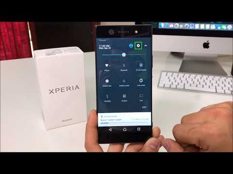 How to Disable / Turn OFF TalkBack on a Sony Xperia XA1 Ultra