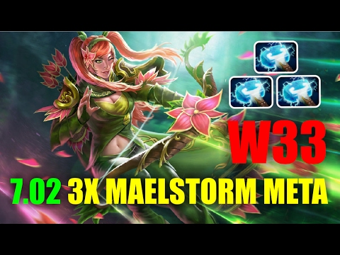 3X Maelstorm Windranger Meta W33 - Epic gameplay | Dota 2
