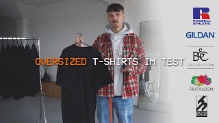 Ich Teste Oversized Merchandising T-Shirts. Gildan, Russell, B&C uvm.