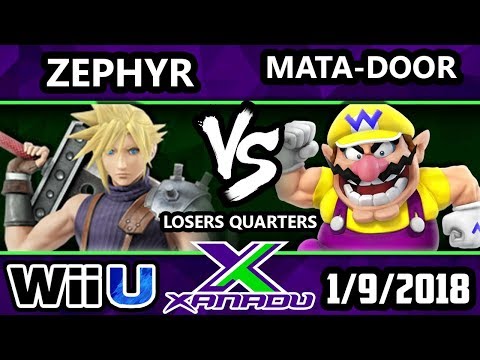 S@X 236 Smash 4 - Zephyr (Cloud) Vs. Mata-Door (Wario) - SSB4 Losers Quarters - Smash for Wii U.