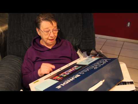 Nana P opening her Christmas Present - 2013 (What an awesome memory!)