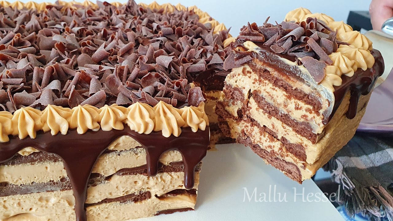 Chocotorta de doce de leite - Mallu Hessel