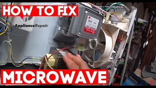 Microwave diagnostic: How to fix - keep blows fuse or doesn't heat