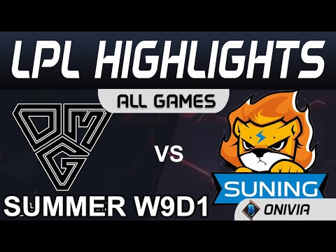 OMG vs SN Highlights ALL GAMES LPL Summer Season 2020 W9D1 Oh My God vs Suning by Onivia
