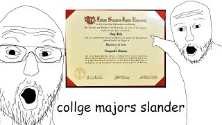 College Majors Slander