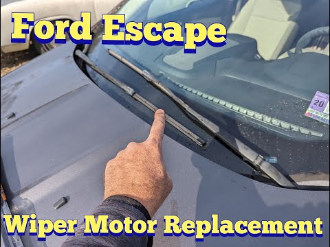 Replace Windshield Wiper Motor on a Ford Escape