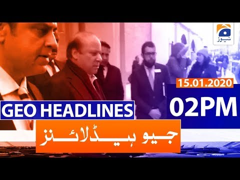 Geo Headlines - 02 PM | 15th January 2020 Geo Headlines - 02 PM | 15th January 2020