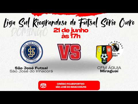 SÃO JOSÉ FUTSAL ( SÃO JOSÉ DO INHACORÁ)  X CFM ÁGUIA (  MIRAGUAÍ)