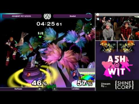 NoFluxes (Red Ganon) vs LoOshkin (Ganon) - ASH@WIT #57 Melee Bracket