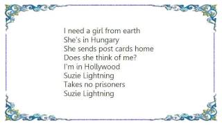 Warren Zevon - Suzie Lightning Lyrics