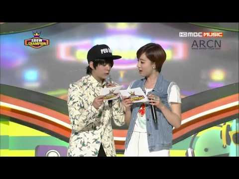 [中字] 130515 MBC Show Champion Amber&恩静MC CUT [ARCN字幕组]