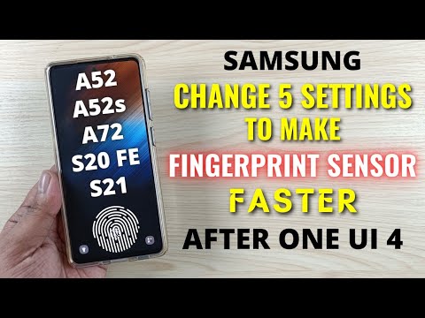 Samsung Galaxy Devices : Make Fingerprint Sensor Faster After One UI 4 Update