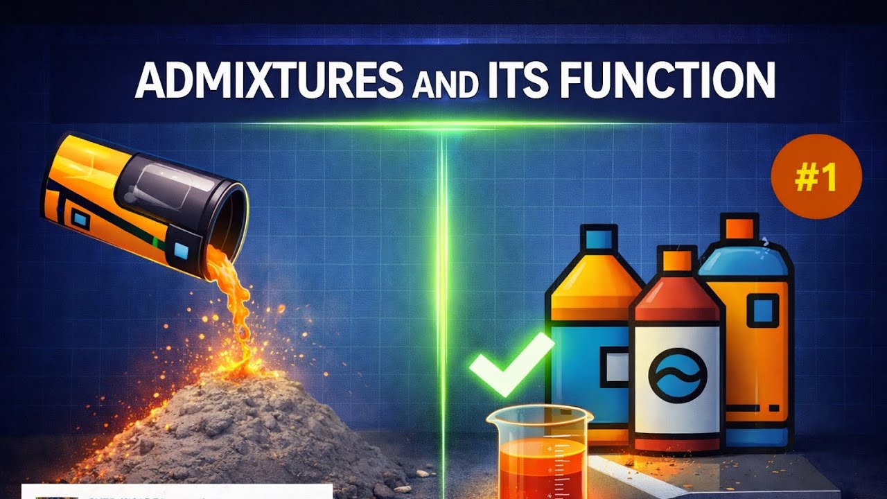 Admixtures and Its Function on Concrete || Admixtures #1