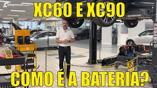 Volvo XC60 e XC90 - Como é a bateria de alta capac