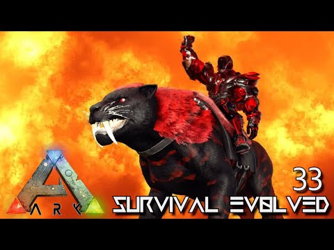 ARK: SURVIVAL EVOLVED - INFERNAL SABER TOOTH !!! | PARADOS GAIA AMISSA E33