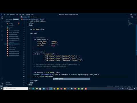 JavaScript JSON.parse(), JSON.stringify()