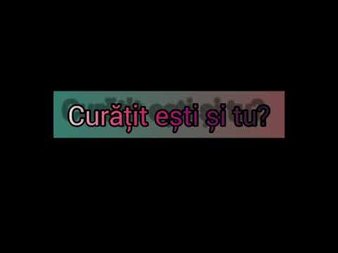 Curătit ești și tu?