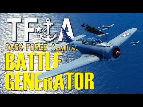 Awesome BATTLE GENERATOR Showcase and TUTORIAL! | Task Force Admiral Gameplay
